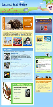 Animal Fact Guide Website