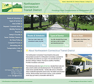 Northeastern CT Transit District Logo and Website