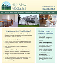 High View Modulars Logo and Website Redesign