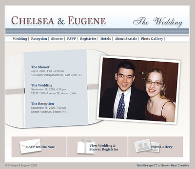 Chelsea & Euguene Wedding Website