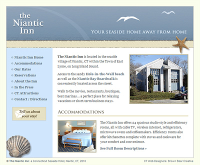 The Niantic Inn Website