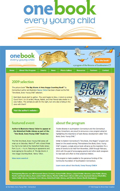 One Book, Every Young Child Logo and Website