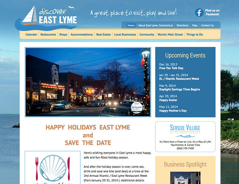 Discover East Lyme website